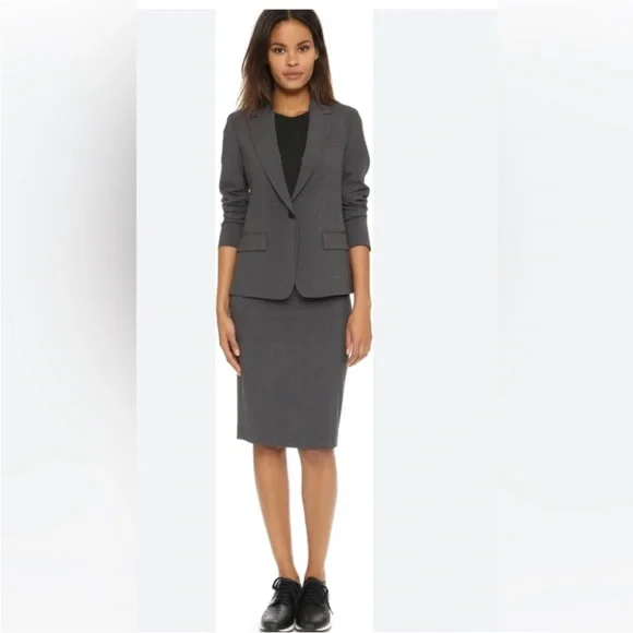 Theory Gabe B2 Wool Blend Blazer Womens Size 6 NWT - Picture 2 of 7